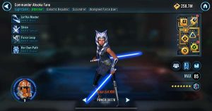 Commander Ahsoka Tano mods - SWGoH