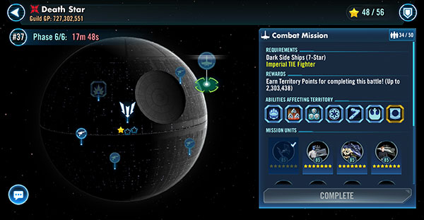 SWGoH - Fleet Mission - Death Star