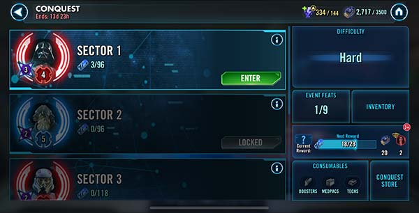 Jocasta Nu Unlock Conquest SWGoH