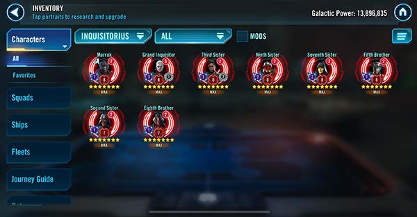 Inquisitorius in SWGoH