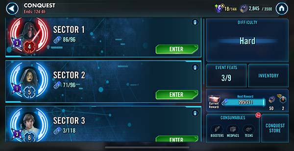 SWGoH Conquest