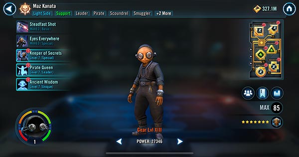 Maz Kanata - SWGoH