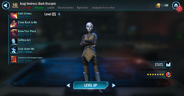 SWGoH - Asajj Ventress (Dark Disciple)