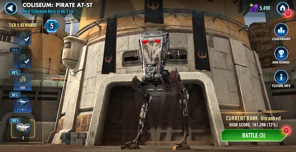 SWGoH - Pirate AT-ST